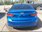 2017 Hyundai Elantra Se Синий vin: KMHD84LF2HU068978