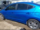 2017 Hyundai Elantra Se Синий vin: KMHD84LF2HU068978