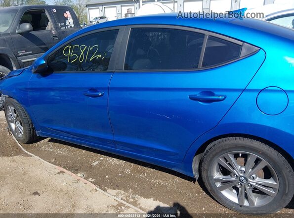 KMHD84LF2HU068978 2017 HYUNDAI ELANTRA Синий 