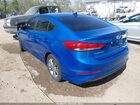 2017 Hyundai Elantra Se Синий vin: KMHD84LF2HU068978