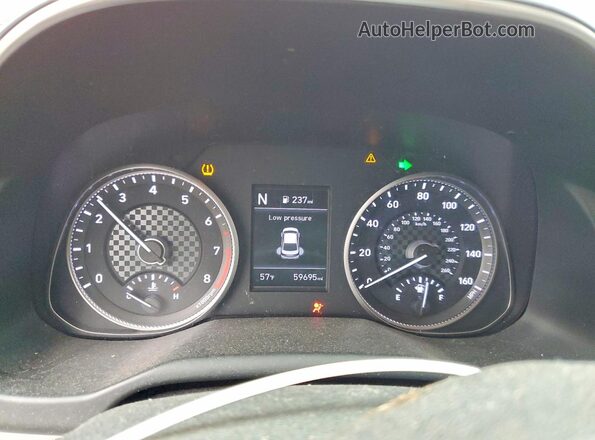 KMHD84LF2LU044317 2020 HYUNDAI ELANTRA Red ხელსაწყოთა პანელის ხედი