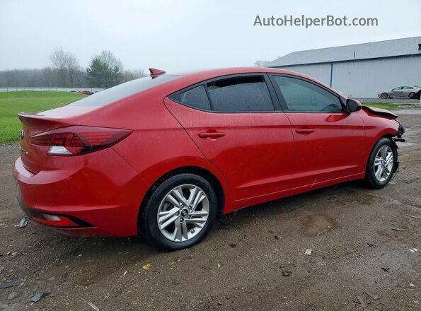 KMHD84LF2LU044317 2020 HYUNDAI ELANTRA Red უკანა მარჯვენა