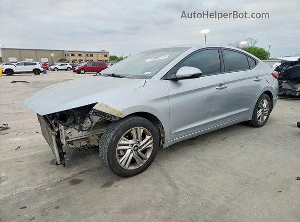 KMHD84LF2LU068018 2020 HYUNDAI ELANTRA Серебряный Передняя левая четверть