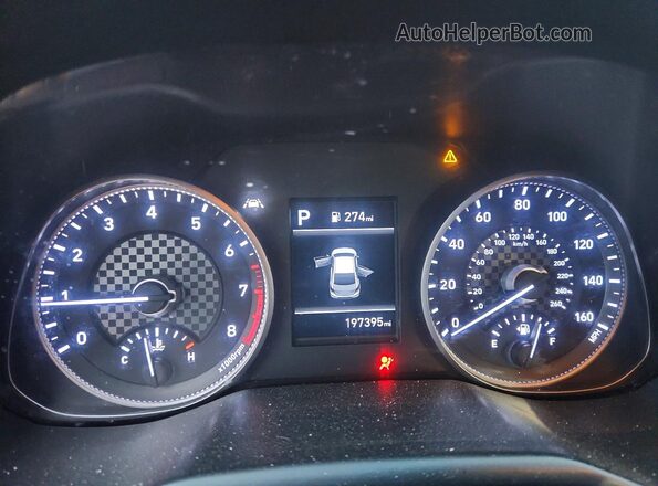 KMHD84LF2LU068018 2020 HYUNDAI ELANTRA Серебряный Вид щитка приборов