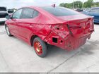 2020 Hyundai Elantra Sel Burgundy vin: KMHD84LF2LU961063