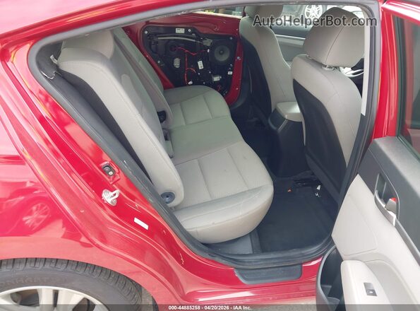 KMHD84LF2LU961063 2020 HYUNDAI ELANTRA Burgundy VIN კოდის სტიკერის ხედი