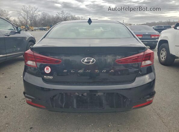 KMHD84LF3KU786918 2019 HYUNDAI ELANTRA Black Widok z tyłu
