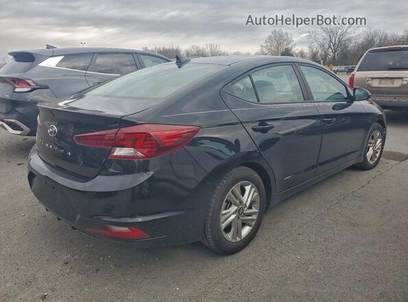 KMHD84LF3KU786918 2019 HYUNDAI ELANTRA Black Tył prawy