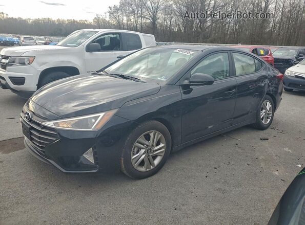 KMHD84LF3KU786918 2019 HYUNDAI ELANTRA Black Przód lewy
