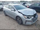 2020 Hyundai Elantra Limited Silver vin: KMHD84LF3LU960813