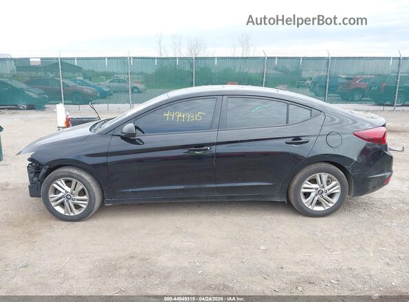 KMHD84LF5KU885885 2019 HYUNDAI ELANTRA Black Widok wnętrza 360 stopni