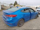 2018 Hyundai Elantra Value Edition Синий vin: KMHD84LFXJU472925