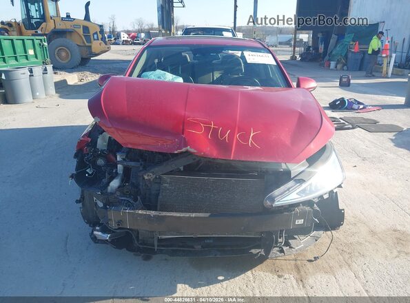 KMHD84LFXLU948707 2020 HYUNDAI ELANTRA Red Rear interior view
