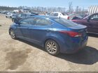 2016 Hyundai Elantra Se Синий vin: KMHDH4AE5GU544875