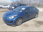 2016 Hyundai Elantra Se Синий vin: KMHDH4AE5GU544875
