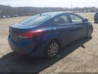 2016 Hyundai Elantra Se Синий vin: KMHDH4AE5GU544875