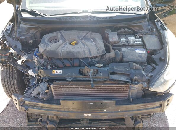 KMHDH4AE5GU545461 2016 HYUNDAI ELANTRA Черный Вид сзади