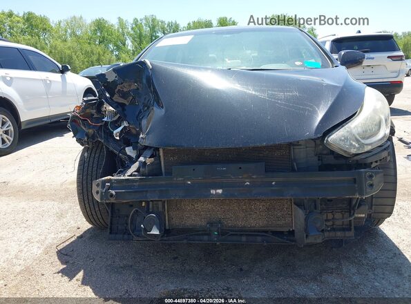 KMHDH4AE5GU545461 2016 HYUNDAI ELANTRA Черный Вид задней части салона
