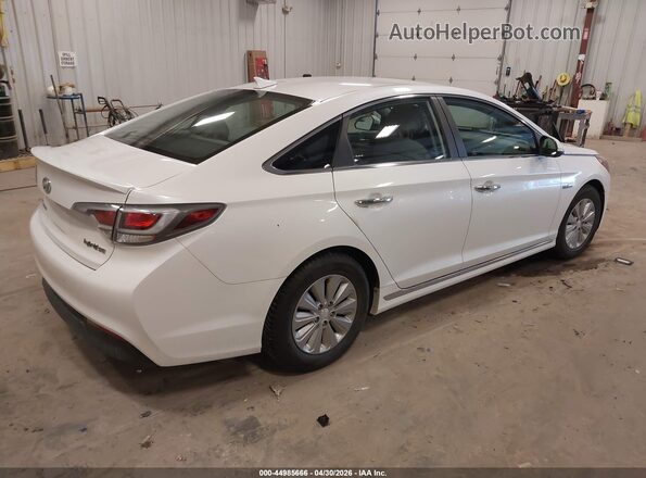 KMHE24L12GA012775 2016 HYUNDAI SONATA HYBRID Белый Задняя правая четверть