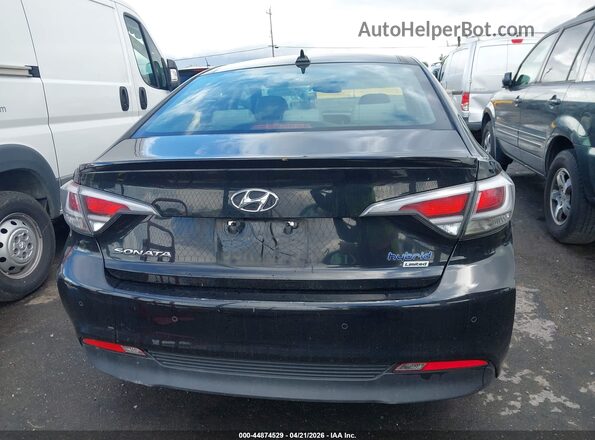 KMHE34L35HA064546 2017 HYUNDAI SONATA HYBRID Черный 