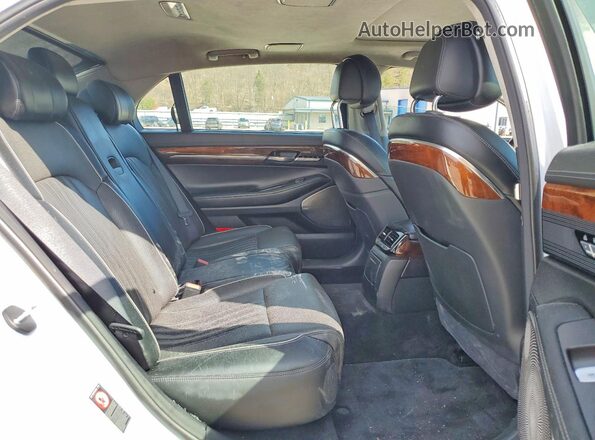 KMHG54JH0HU024892 2017 GENESIS G90 Белый Вид задних сидений