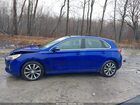 2019 Hyundai Elantra Gt   Blue vin: KMHH35LE1KU110397