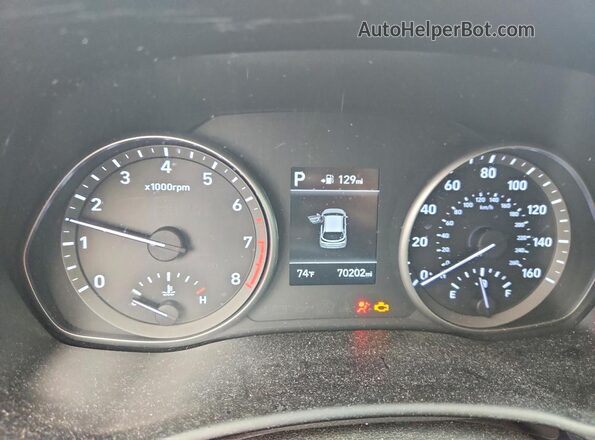 KMHH35LE8JU039701 2018 HYUNDAI ELANTRA Белый Вид щитка приборов