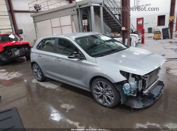 KMHH55LC7LU132866 2020 HYUNDAI ELANTRA GT Серебряный Передняя правая четверть