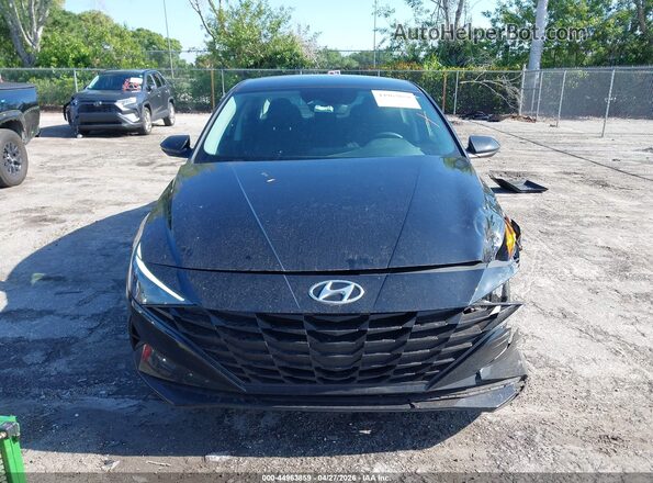 KMHLL4AG5PU546556 2023 HYUNDAI ELANTRA Black Widok zestawu wskaźników