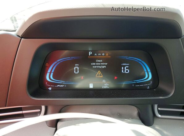 KMHLL4DG2TU106641 2026 HYUNDAI ELANTRA Black Instrument cluster view