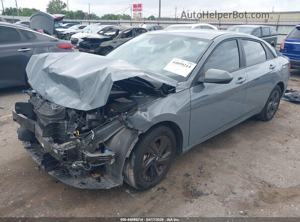 KMHLM4AG9NU321003 2022 HYUNDAI ELANTRA Gray Vista tres cuartos delantera izquierda