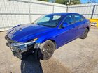 2021 Hyundai Elantra Sel Blue vin: KMHLS4AG0MU182352