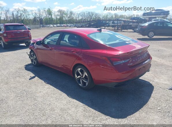 KMHLS4AG0PU581458 2023 HYUNDAI ELANTRA Красный Задняя левая четверть