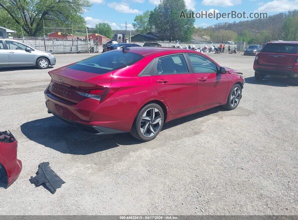 KMHLS4AG0PU581458 2023 HYUNDAI ELANTRA Красный Задняя правая четверть
