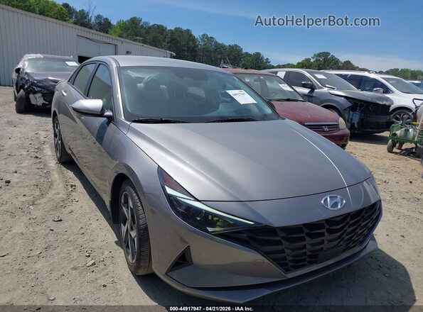 KMHLS4AG3PU566968 2023 HYUNDAI ELANTRA Серый Передняя правая четверть