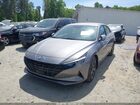 2023 Hyundai Elantra Sel Серый vin: KMHLS4AG3PU566968