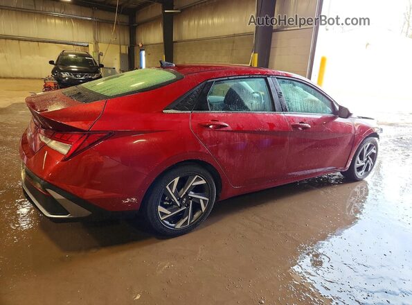 KMHLS4DG7SU017357 2025 HYUNDAI ELANTRA Red უკანა მარჯვენა