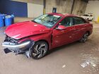 2025 Hyundai Elantra Sel Red vin: KMHLS4DG7SU017357 Damage: Left Front Fender, Severe Damage, Replacement Required