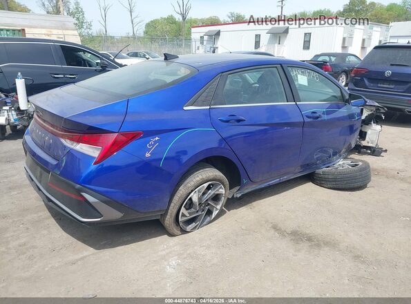 KMHLS4DG7SU862483 2025 HYUNDAI ELANTRA Blue Trasero derecho