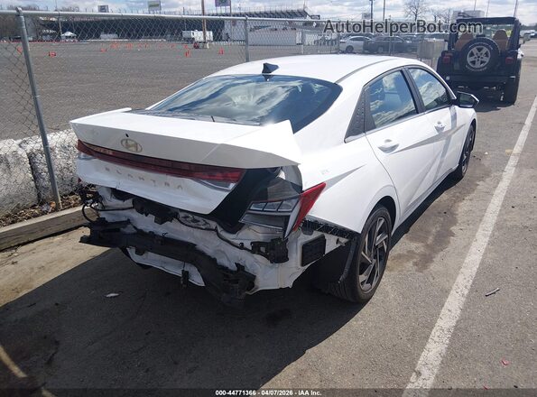 KMHLS4DGXRU699838 2024 HYUNDAI ELANTRA Белый Задняя правая четверть
