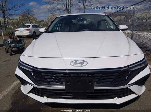 KMHLS4DGXRU699838 2024 HYUNDAI ELANTRA Белый Вид щитка приборов