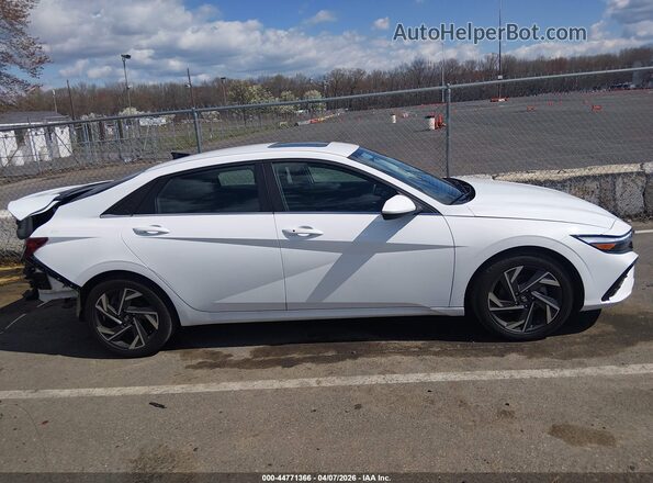 KMHLS4DGXRU699838 2024 HYUNDAI ELANTRA Белый Вид задней части салона