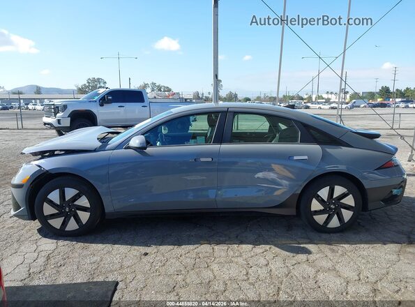 KMHM24AA0SA090804 2025 HYUNDAI IONIQ 6 Gray Rear interior view
