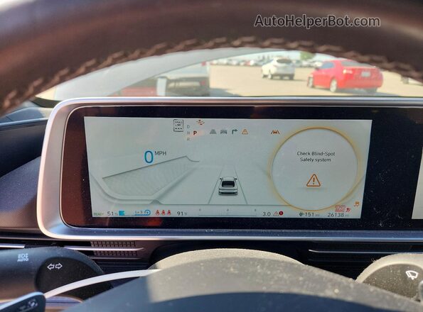 KMHM24AC1RA062523 2024 HYUNDAI IONIQ Gray Widok zestawu wskaźników