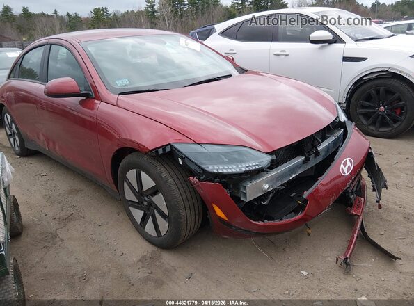 KMHM24AC4SA093545 2025 HYUNDAI IONIQ 6 Red Przód prawy