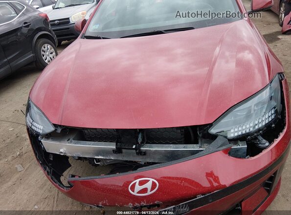 KMHM24AC4SA093545 2025 HYUNDAI IONIQ 6 Red Widok z tyłu