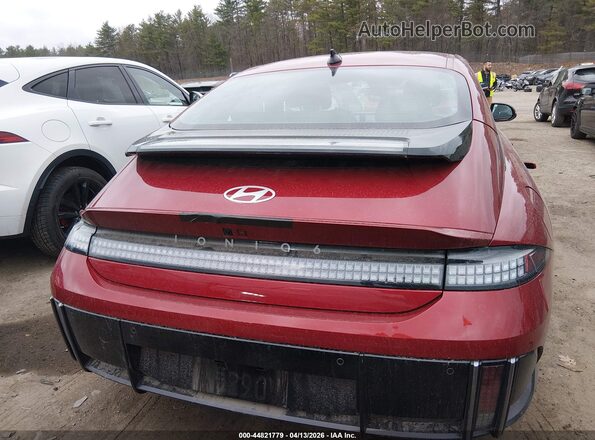 KMHM24AC4SA093545 2025 HYUNDAI IONIQ 6 Red 