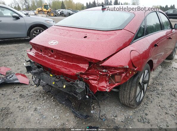 KMHM24AC6SA091456 2025 HYUNDAI IONIQ 6 Red წინა ხედი