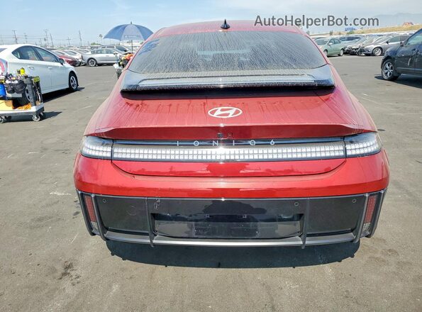 KMHM34AA6SA088603 2025 HYUNDAI IONIQ Красный Вид сзади