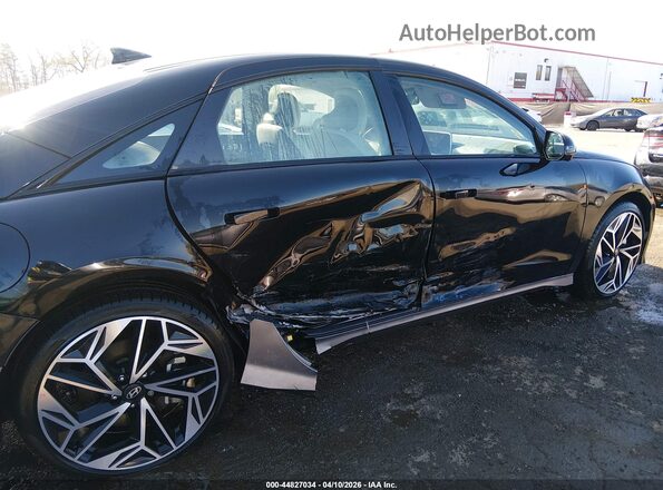KMHM54AC7SA093241 2025 HYUNDAI IONIQ 6 Black Widok z przodu
